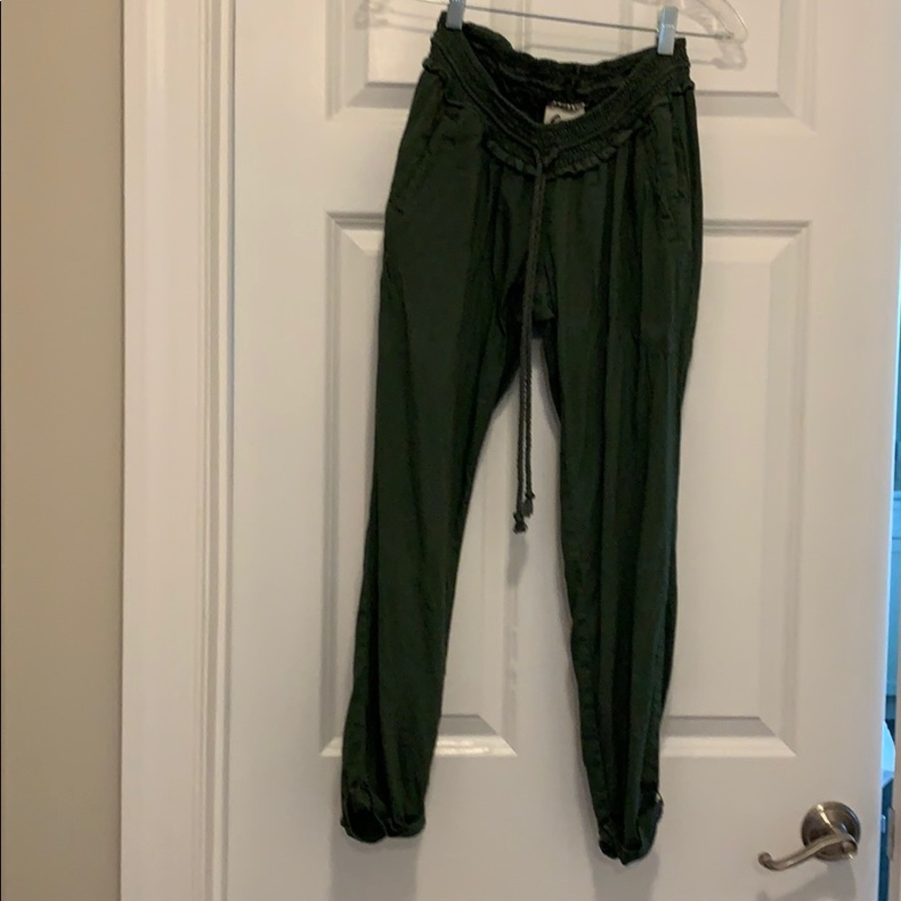 Maternity olive green pants